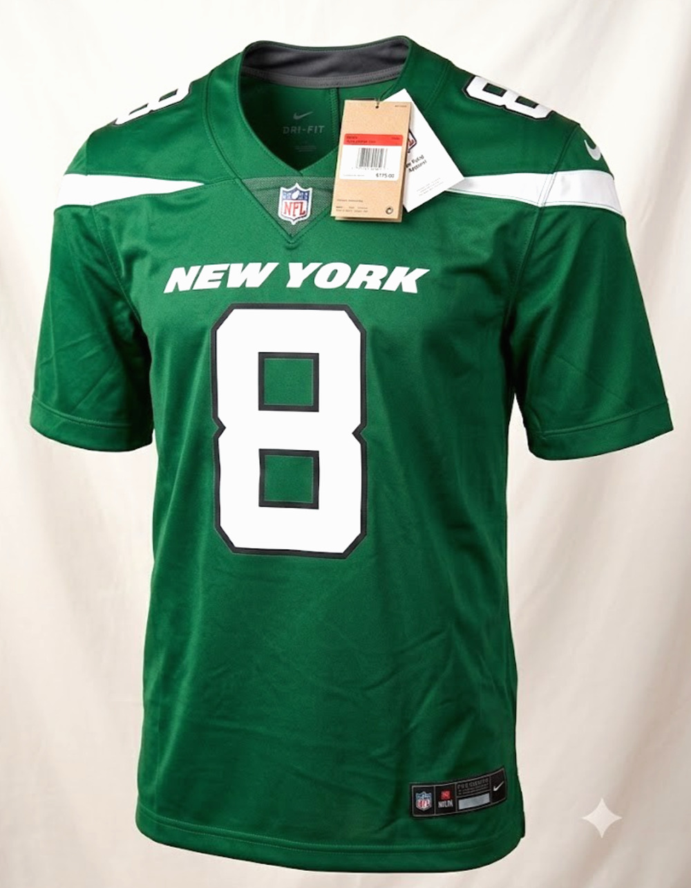 New Nike Aaron Rodgers New York Jets Jersey – Men's Large – Green New with Tags